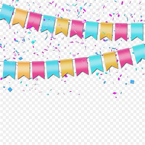 Party Confetti Png Image A Small Flag Of Confetti For A Party