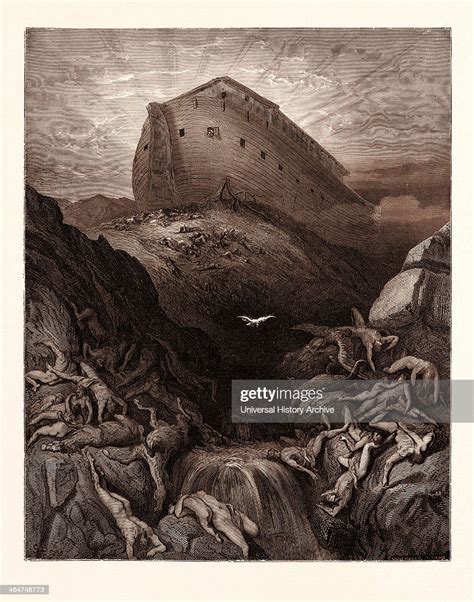 The Dove Sent Forth From The Ark By Gustave Dore Dore 1832 1883