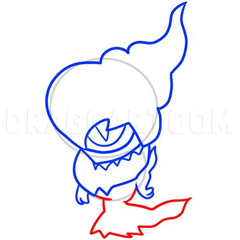 How To Draw Chibi Darkrai Coloring Page Trace Drawing