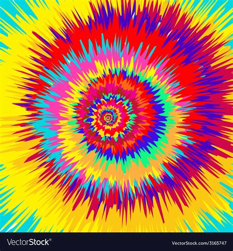 Colorful Abstract Psychedelic Art Background Vector Image