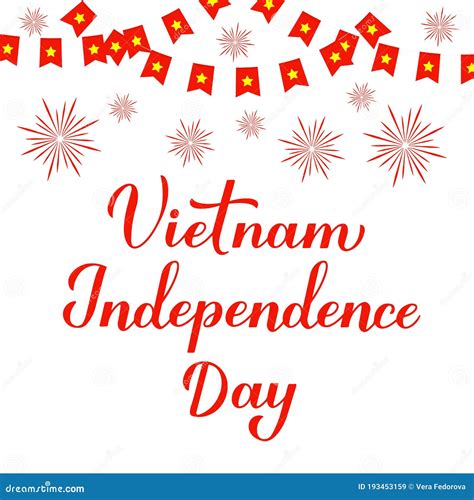 Vietnam Independence Day Calligraphy Hand Lettering Vietnamese