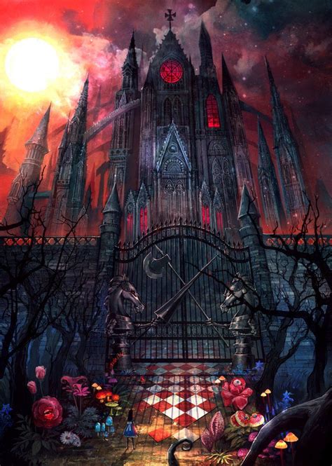 Alice Asylum House Of Fire And Fury Art Print Alice In