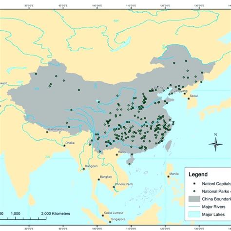 Timeline Of The Development Of National Parks In China Download