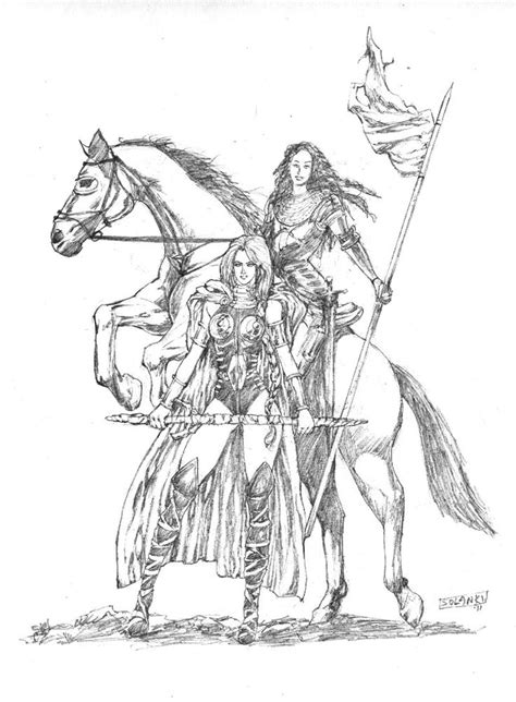 Pin By Nathalie Monio On Coloriage Heroic Fantasy Humanoid Sketch Art