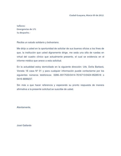 Carta De Donacion De Silla De Ruedas