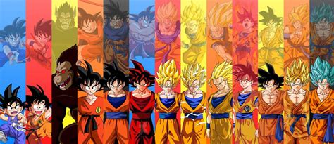 Fases Goku Dragon Ball Goku Dragon Ball Z Reverasite