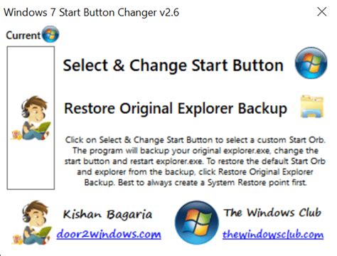 Windows 7 Start Button Changer 26 Download Windows 7 Start Button