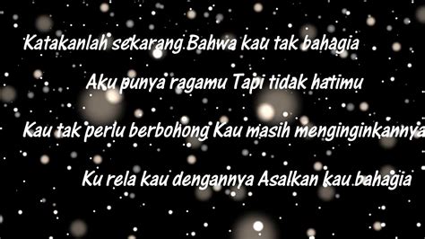 Keluarga bahagia terbaru gratis dan mudah dinikmati. Lirik Lagu Asal Kau Bahagia