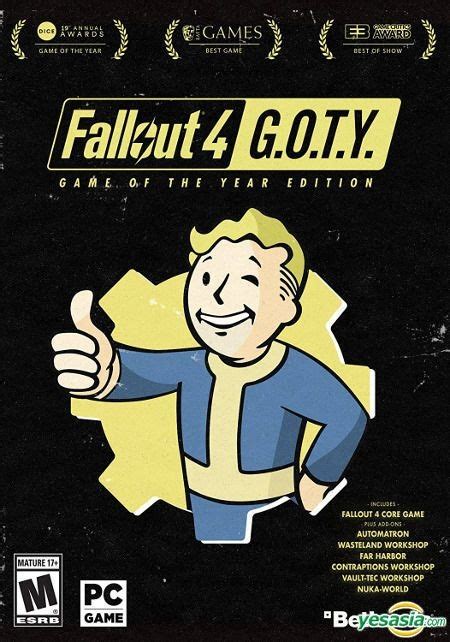 Yesasia Fallout 4 Game Of The Year Edition 中英文版 Dvd 版 電腦及線上遊戲