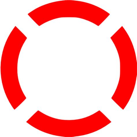 Redcircleclip Artsymbol 60449 Free Icon Library