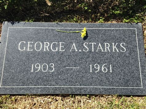 George Albert Starks (1903-1961) - Mémorial Find a Grave
