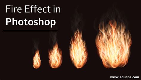 Krist's fire brush set 2. Fire Effect in Photoshop | Creating Fire Text Effects in ...