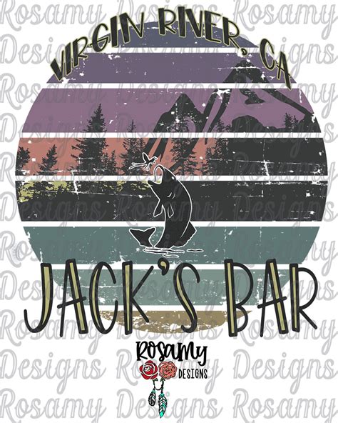 Virgin River Jacks Bar Digital Design Design Download Etsy