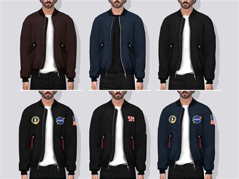 The Sims Resource Delson Bomber Jacket