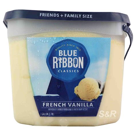 Blue Ribbon French Vanilla Frozen Dairy Dessert 378l