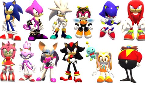 Todos Lo Personajes De Sonic Imagui