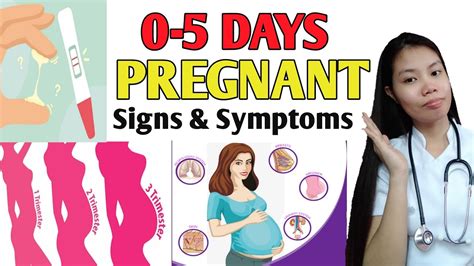 Signs Na Buntis Ng 0 5 Days 5 Days Pregnancy Signs And Symptoms Youtube