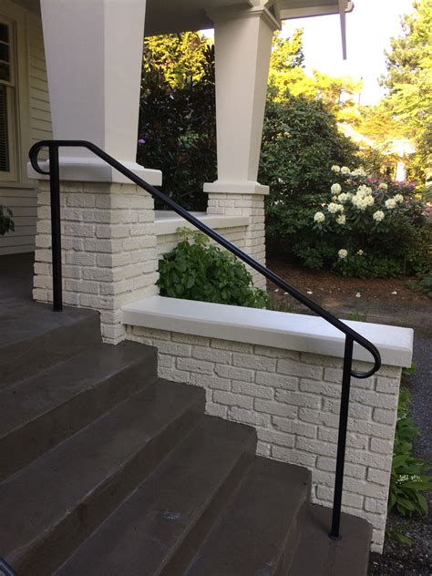 Traditional Exterior Handrail For Front Steps Seattle Wa Blackbird