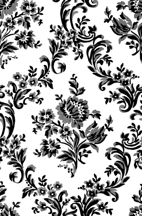 Transparent Floral Pattern Tumblr Damask Seamless Floral Pattern