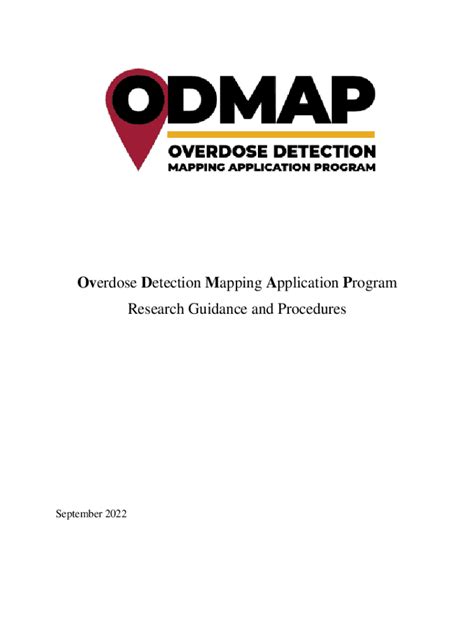 Fillable Online Overdose Detection Mapping Application Program Index