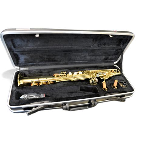 Schiller Elite V Soprano Saxophone Gold Lacquer Wenlarged Bell Jim