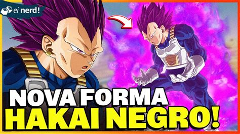 BOMBA CONFIRMADA NOVA TRANSFORMAÇÃO DO VEGETA SSJ HAKAI NEGRO YouTube