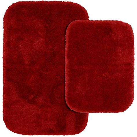Broadbent memory foam bath mat. Garland Rug Finest Luxury Chili Pepper Red 21 in. x 34 in ...
