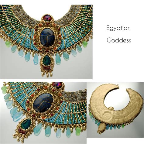 Egyptian Goddess Custom Made To Order Bead Embroidered Etsy