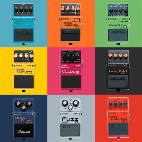 The Abc S Of Boss Guitar Effects Pedals Gak Blog