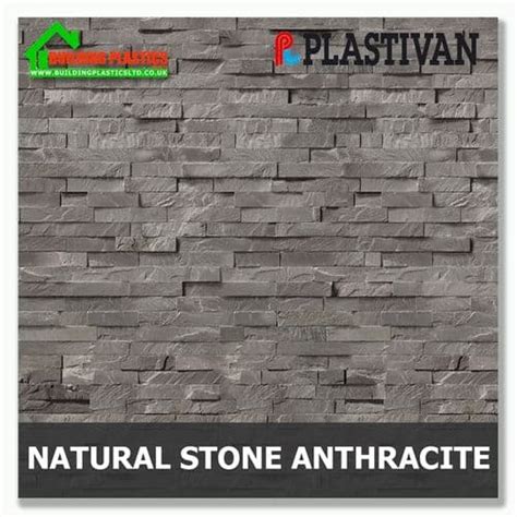 Natural Stone Anthracite 3d Wall Panels 4no X 250mm X 26m Matt