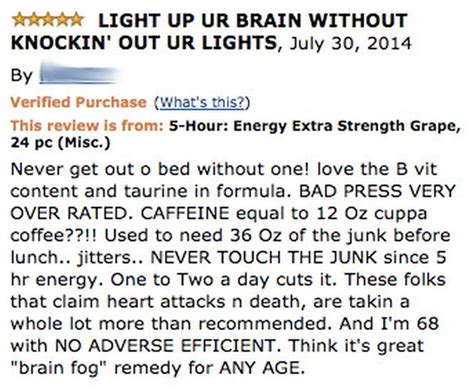 Hilarious Energy Drink Reviews From Amazon That Point Out The Awful