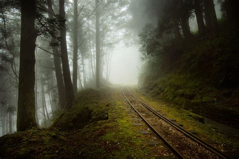 Fog Railroad Railroad Fog Railway
