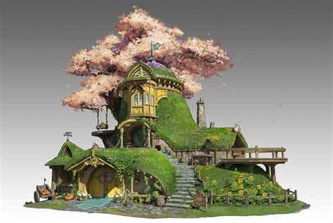 Fantasy House Concept Fantasy Art Landscapes Fantasy House