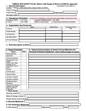 Here are the great safety plan templates that you can use to create an official procedure. Fillable site safety plan form - Edit Online & Download Recommendation Letter Samples in Word ...