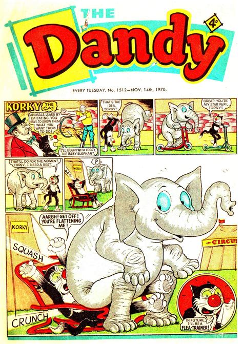The Dandy Comic Issue No 1512 1970 Dandy Comic Childhood Memories