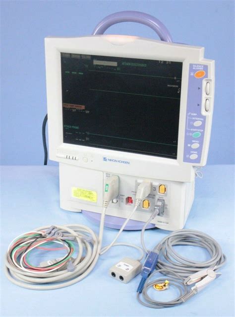 Nihon Kohden Bsm 4114a Patient Vital Signs Monitor Ecg Resp Bp Nibp Co2