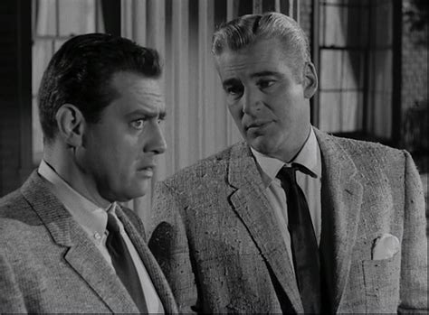 William Hopper Paul Drake And Raymond Burr Perry Mason In Perry Mason S Ep Tcot