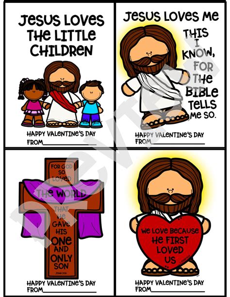 Scripture hearts bulletin board or coloring pages. Jesus Loves Me Valentine Cards, Coloring Sheets, and ...
