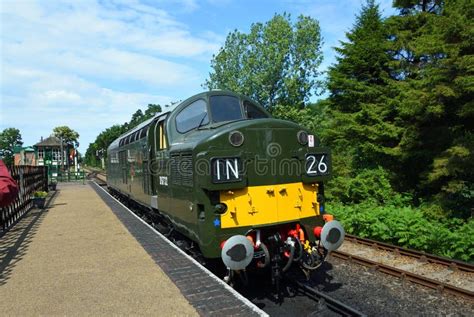 Vintage Br Class 37 English Electric Type 3 Diesel Engine At Holt