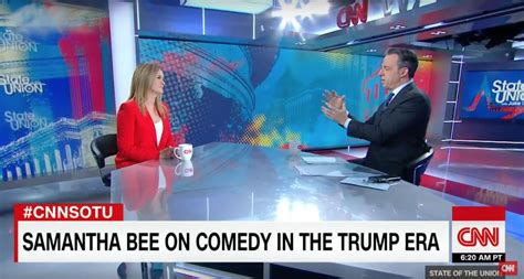 Morning After Samantha Bee Shrugs Off Jake Tapper’s “smug Liberal” Question