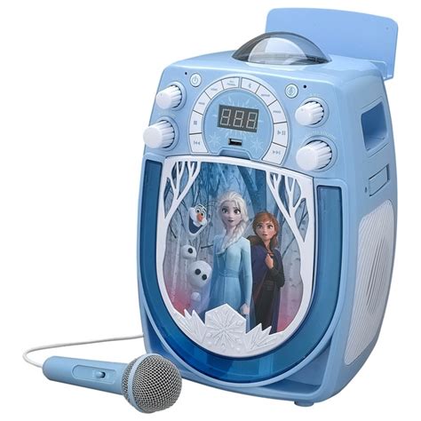 Disney Frozen 2 Bluetooth Cdg Karaoke With Light Show Smyths Toys