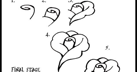 Daryl Hobson Artwork How To Draw A Rose Step By Step