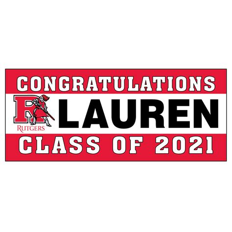 Rutgers Class Of 2021 Banner