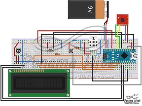 Los símbolos representan los elementos del circuito de manera simplificada y simple de dibujar. Medidor de Condiciones Ambientales con Arduino | Proyectos ...