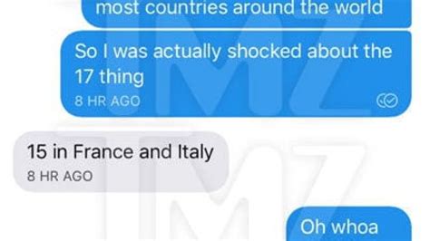 Leaked Image Texts Contradict Asia Argento S Denial About Sexual Encounter With 17 Year Old