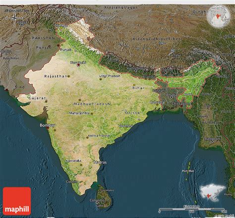 3d Map Of India Map Of The World