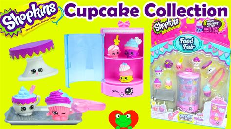 Shopkins Cupcake Collection Playset For Season 3 Food Fair Youtube