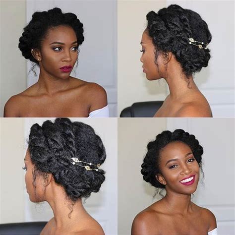 21 Chic And Easy Updo Hairstyles For Natural Hair Page 2 Of 2 Stayglam