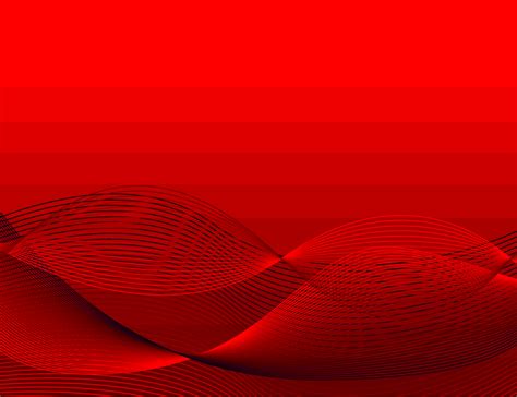 Red Wavy Vector Background Freevectors