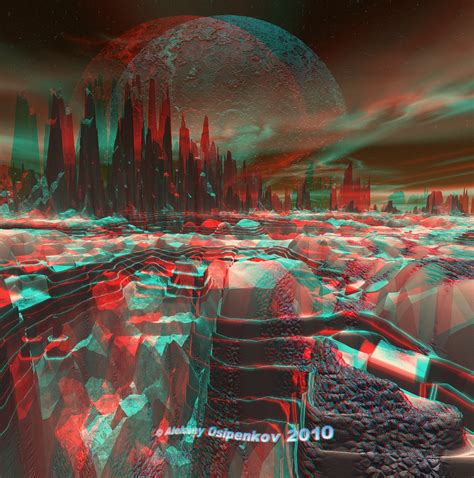 Hypothetical Planet Anaglyph By Osipenkov On Deviantart